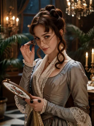 Portrait of Lady Arabella Finch, Regency Wallflower