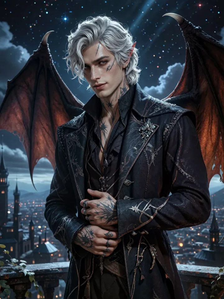 Lord Castor Nightveil, a fictional fae regent