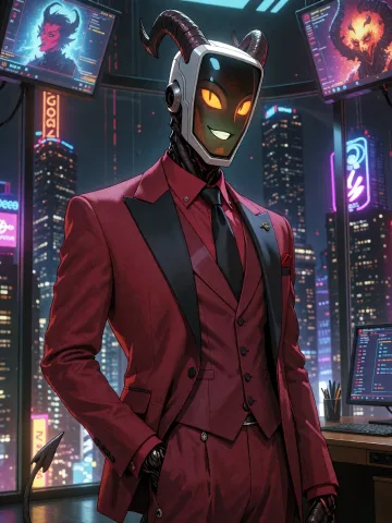 Portrait of Channel, Media Overlord of Hell