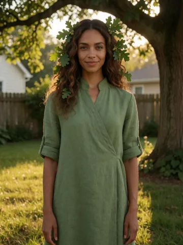 Portrait of Willow, Backyard Oak Dryad
